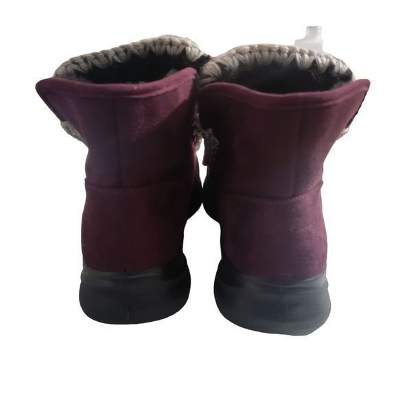 FLEXUS TESSO BOOTIES purple‎ size 39 women's nwot suede - Picture 4 of 6